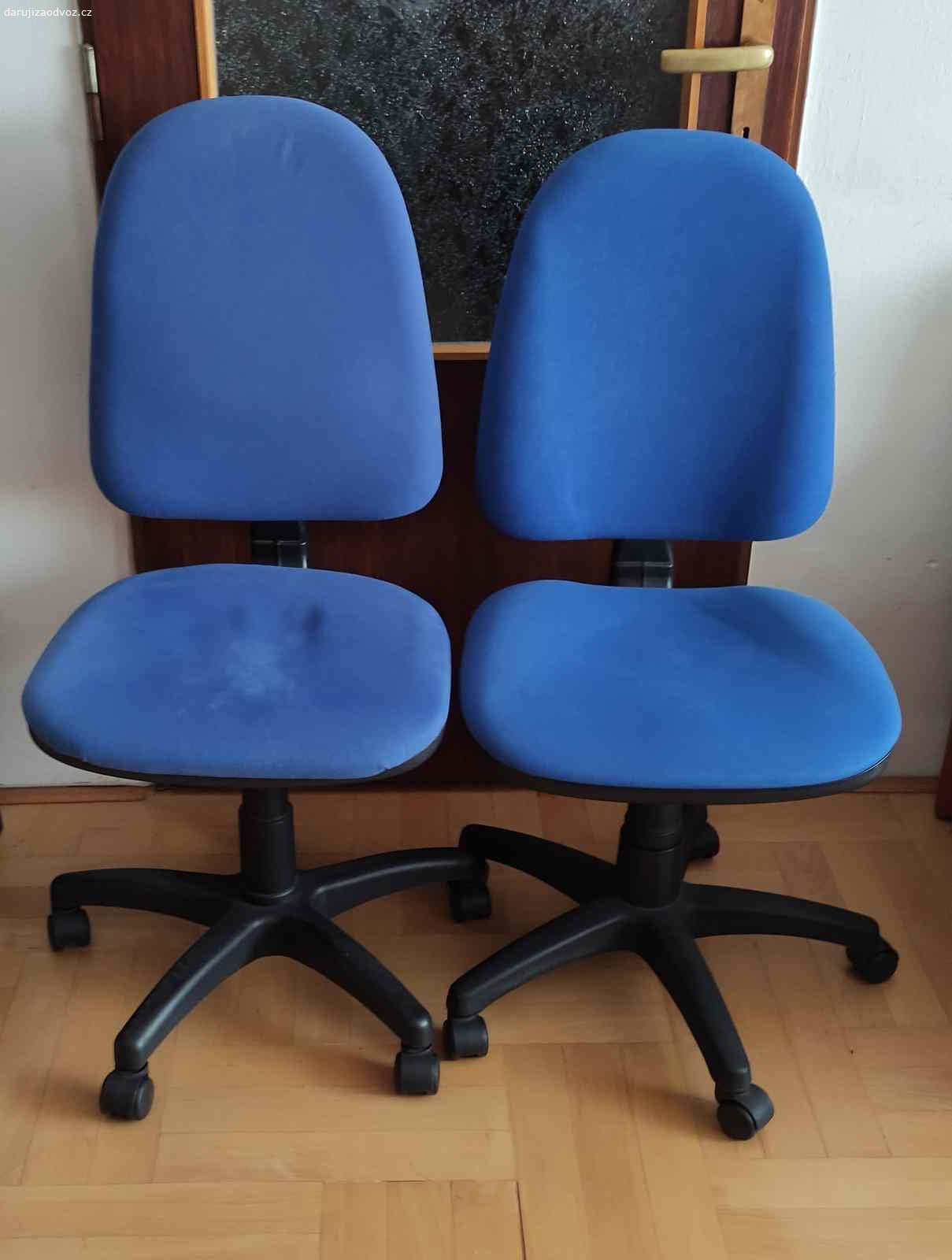 2x Kancelářská židle. Použité, viz foto.