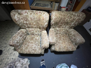 2x křeslo ušák