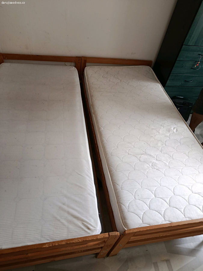 2x matrace + 1 postel