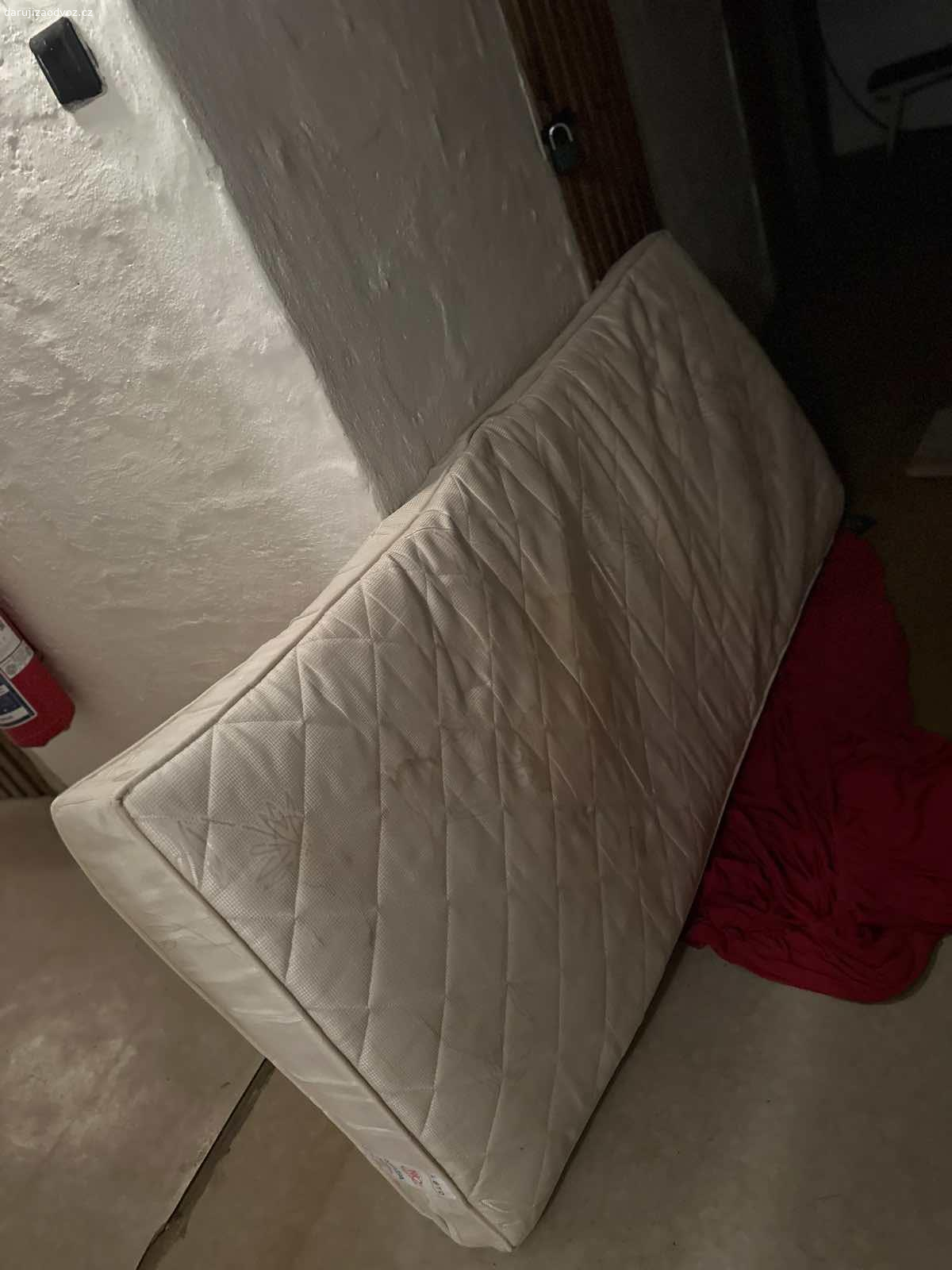 2x matrace 90x200cm. Daruji 2x matraci 90x200cm, pruzinova v pouzitelnem stavu akorat je treba vycistit fleky z prolitich caju atd.
Menime je jelikoz mamae novou postel.