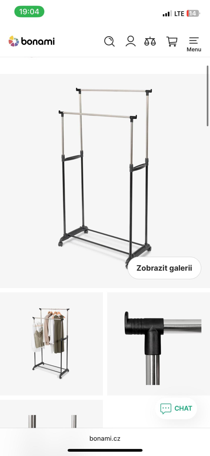 2x věšák. Daruji:
1. věšák do L, mám k němu i kolečka 
2. foto ilustrační, je složeny v krabici, bez poškození

Rada bych za věšáky třeba balení toaletního papíru, není podmínkou:)