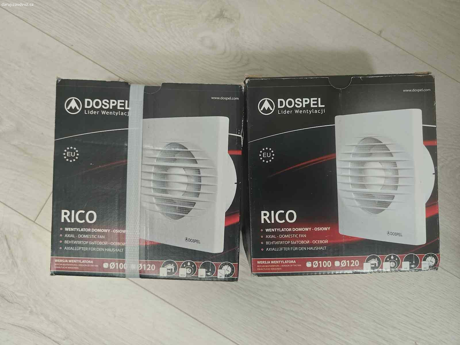 2x WC / koupelna ventilátor DOSPEL RICO 100