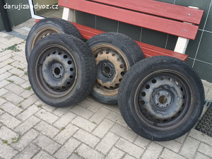 4x kola s celeročními pneu 185/60 r15