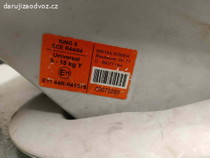 Autosedačka Britax King II 9-18 kg