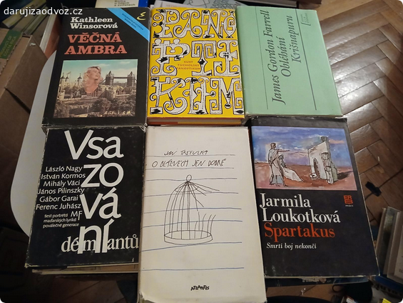 balik knih. knihy jsou ve vybornem stavu až jako nove, zabelny v bedne, odeslu balikovnou 99, kuryr na adresu 150