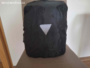 Batoh šedý + potah na batoh proti dešti + pouzdro