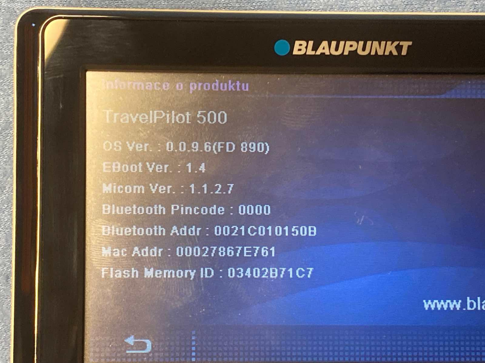 Blaupunkt Travelpilot 500. Daruji za odvoz, baterie KO, funguje i bez ní.