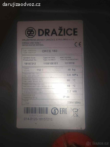 Bojler Dražice OKCE 160, plně funkční