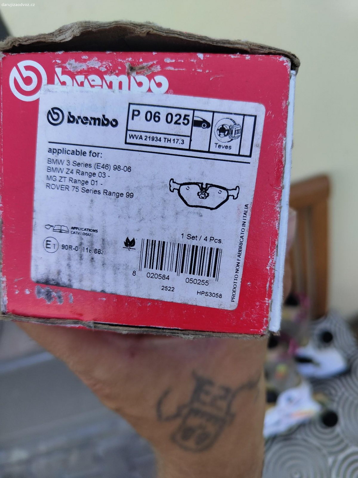 Brembo destičky. na bmw E46 atd .