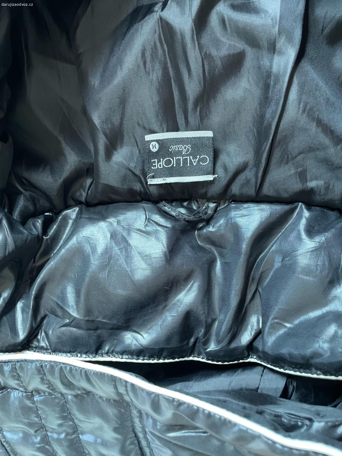 bunda vel.M. teplá zimní prošívaná bunda