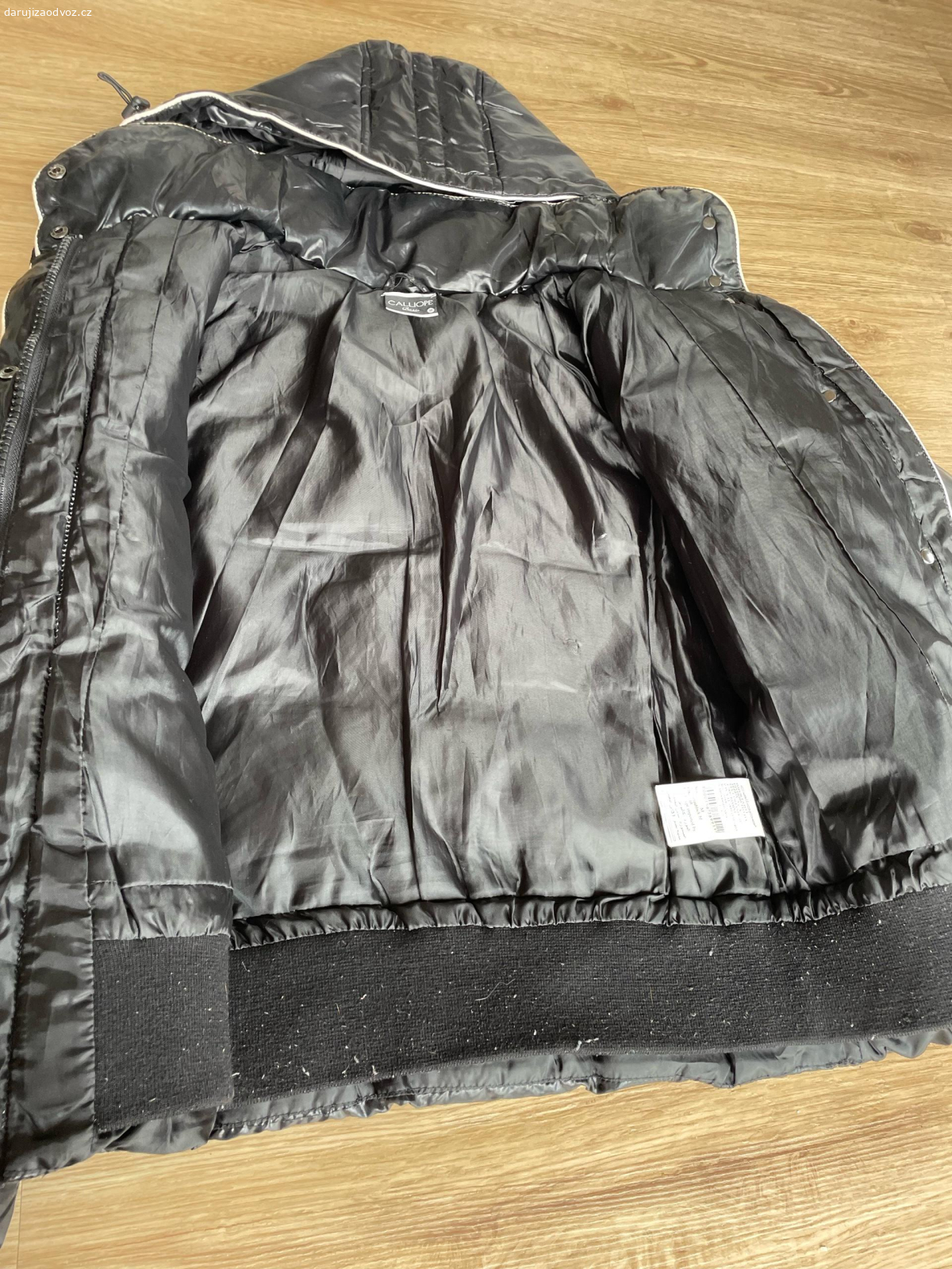 bunda vel.M. teplá zimní prošívaná bunda