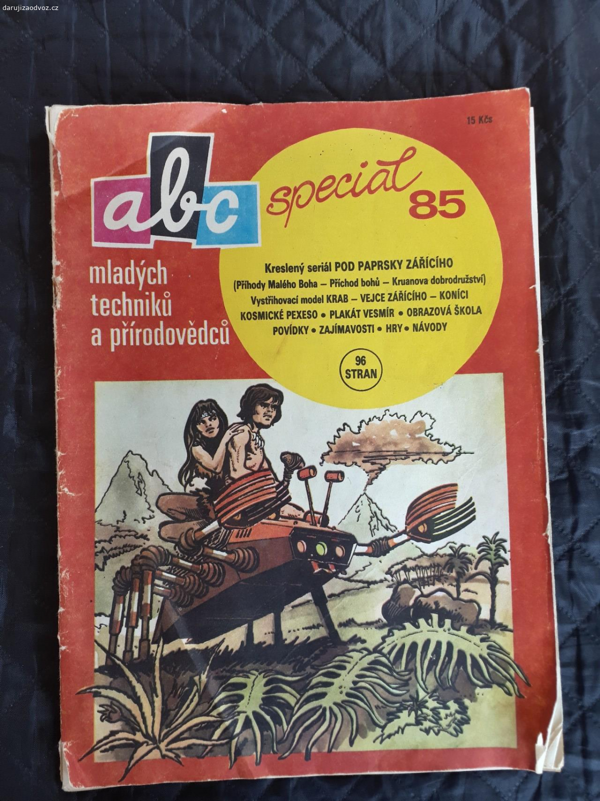 Časopis abc special 85. kompletni, stav viz. foto
předání možné po domluvě: Olomouc, Stražisko nebo i Brno, popř. na cestě mezi
zaslání možné za 100kč