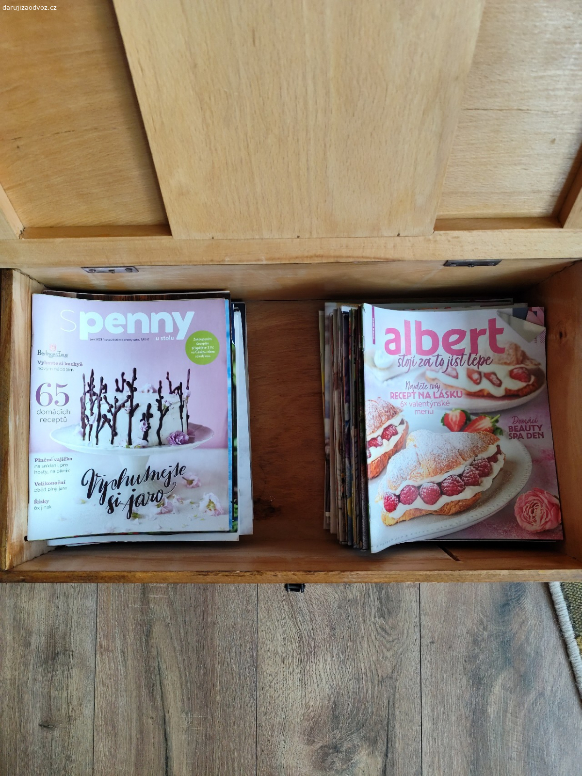 Časopisy o vaření.. Daruji časopisy o vaření S Penny u stolu a Albert.Pouze osobní odběr.