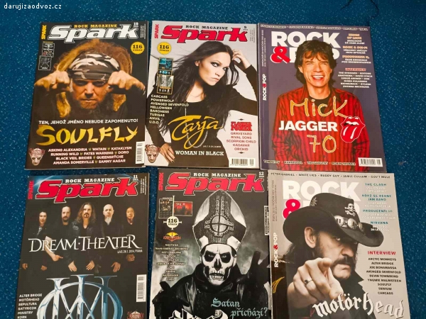 Časopisy  Playboy, Spark, Rock&Report. Daruji za odvoz starší časopisy viz foto.
Pouze osobní odběr na Praze 1