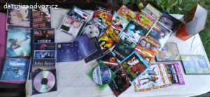 Cca 30 originálních DVD/CD