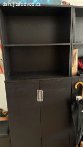 Černá skříň IKEA 2x Praha 9