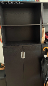 Černá skříň IKEA 2x Praha 9