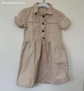 daruji 2x dívčí šaty vel. 122