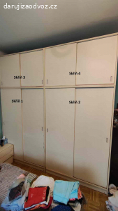 Daruji 4 šatní skříně