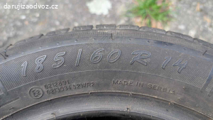 Daruji 4x pneu Kormoran 185/60/R14 dobrý vzorek