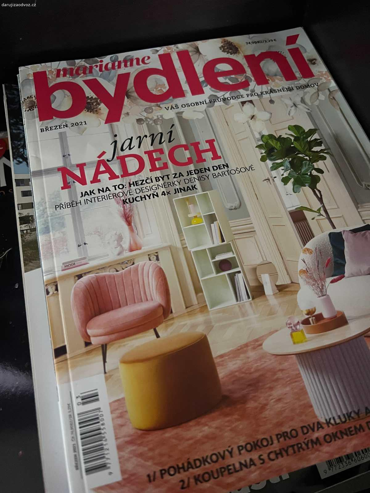 Daruji casopis apetit a bydleni. Daruji. Nevyuziji.