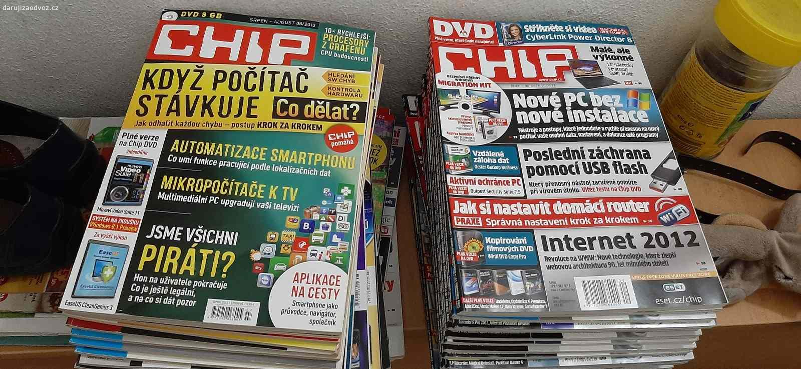 Daruji časopisy CHIP a CD/DVD CHIP  2008 - 2013. Jako nové