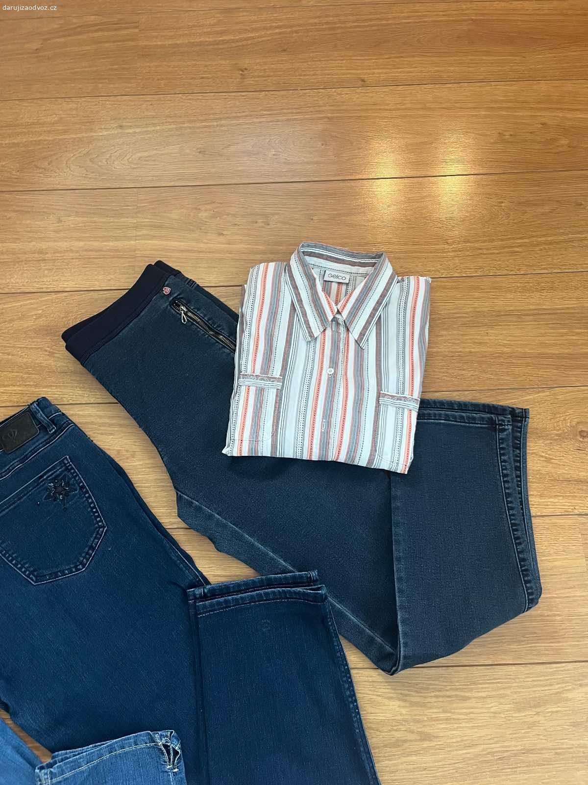 Daruji dámské oblečení vel. L. Daruji dámské džíny a kosili vel. L. Vše v hezkém stavu. Posílám přes zasilkovnu.