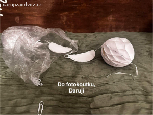 Daruji dekorace ze svatby