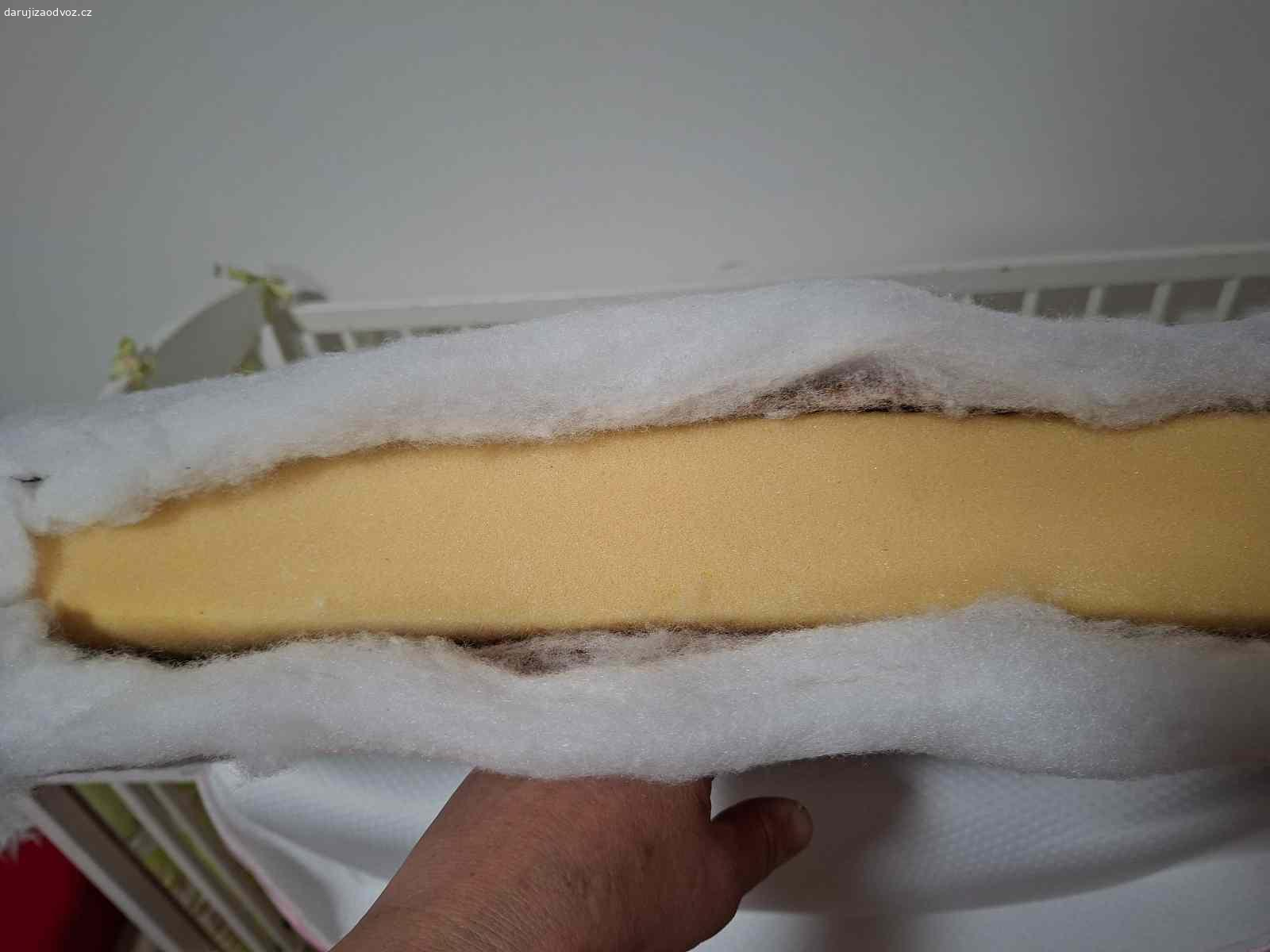 Daruji dětskou postýlku. Daruji zachovalou dětskou postýlku včetně matrace,na kolečkách (1 kolečko vypadává (půjde opravit), vyndavací 2 špricle (špatně drží -vypadávají,ale půjde určitě opravit), posouvací bočnice dolů
na horním okraji oloupaná barva
Daruji včetně kapsáře na postýlku 
Benešov u Prahy 
Spěchá