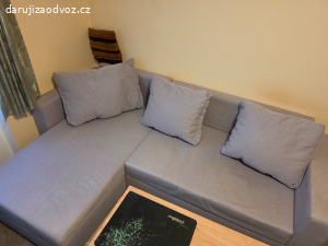 Daruji Gauč rohový šedý spěchá