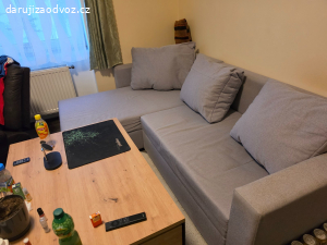 Daruji Gauč rohový šedý spěchá