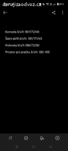 Daruji komodu, šatní skříň a pohovku
