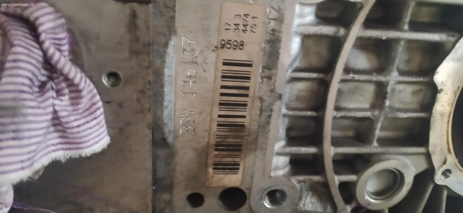 Daruji motor na Ibizu. Motor Ibiza 1,4//55kw najeto cca 90 tisíc km.