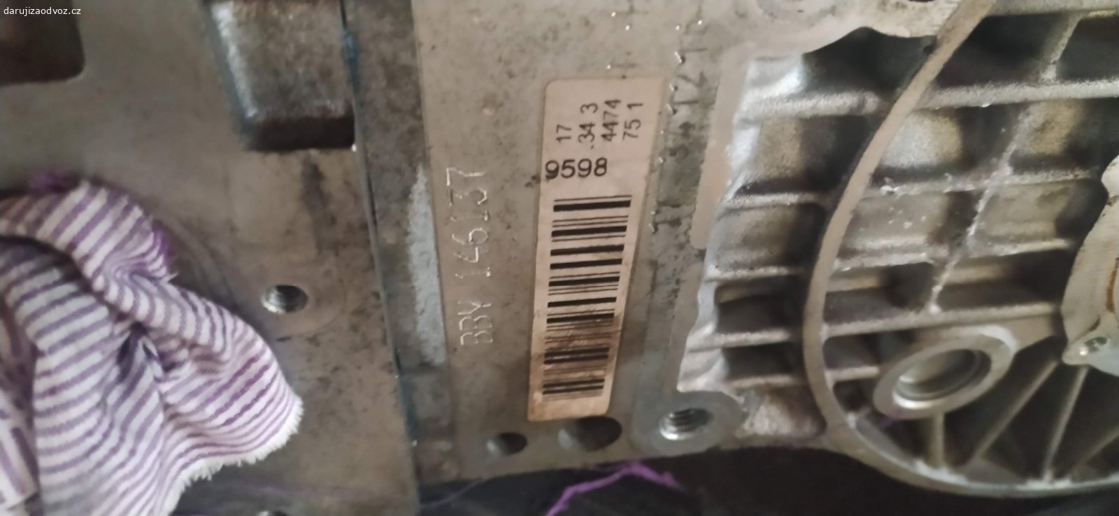 Daruji motor na Ibizu. Motor Ibiza 1,4//55kw najeto cca 90 tisíc km.