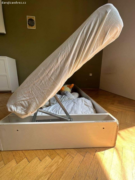 Daruji postel 80x190 cm. Daruji postel s úložným prostorem, 80x190 cm
