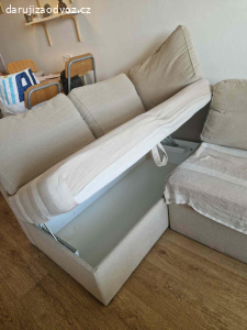 Daruji rozkládací rohovou sedací soupravu, stolek