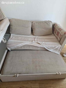 Daruji rozkládací rohovou sedací soupravu, stolek