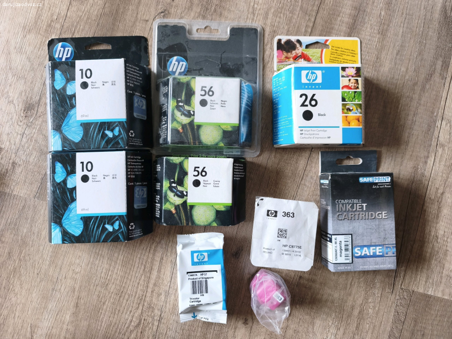 daruji různé cartridge do tiskáren