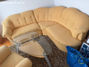 Daruji sedaci soupravu - kreslo a sedacka do L