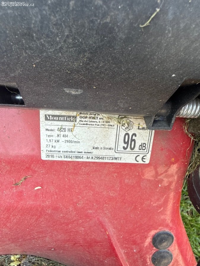 Daruji sekacku. Mountfield sekačka, plně funkční