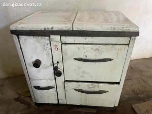 Daruji starý sporák Mora (kamna na pevná paliva)