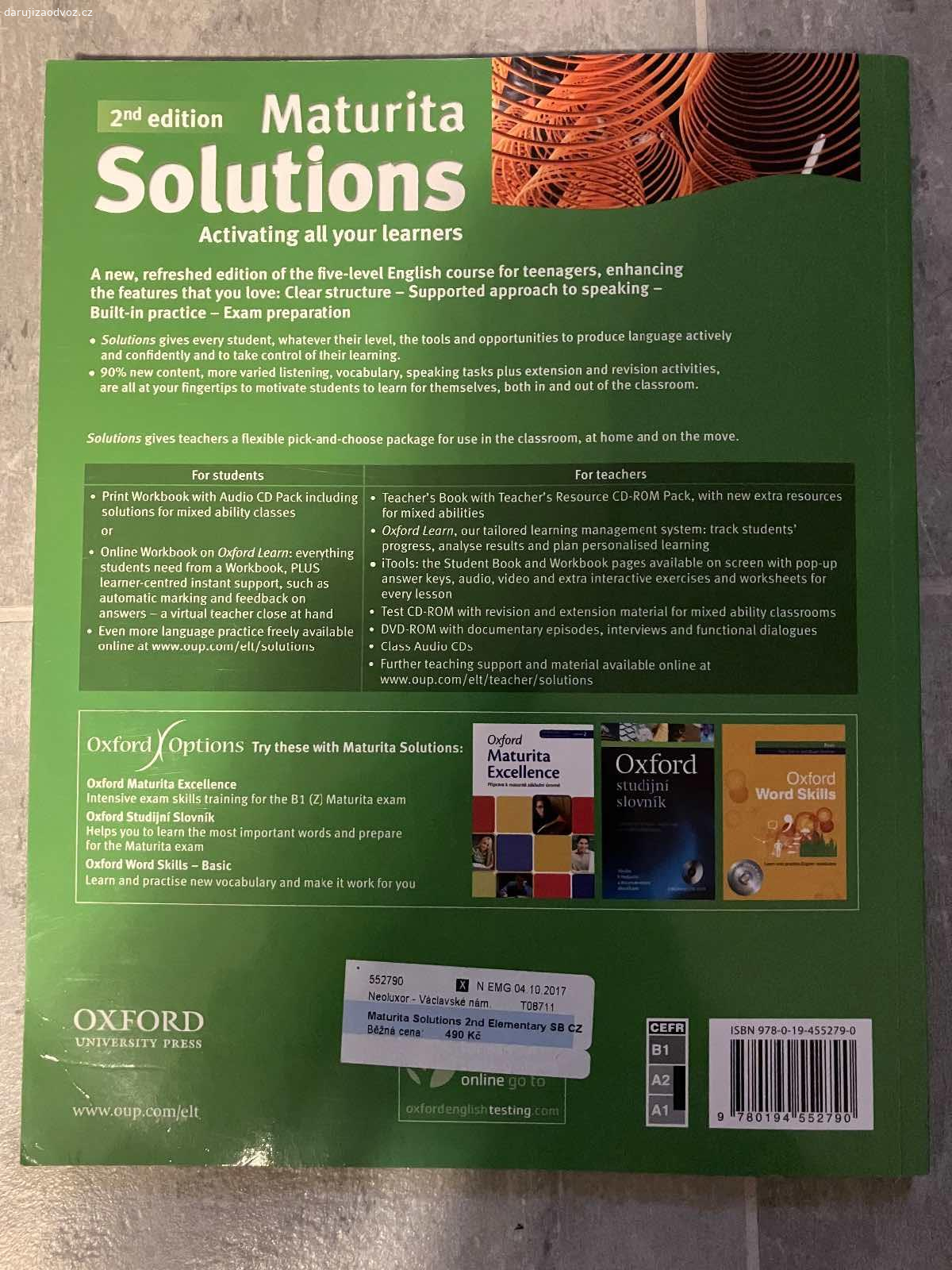 Daruji učebnici. Daruji