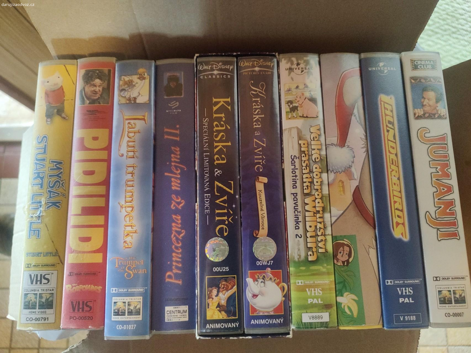 daruji VHS kazety. daruji spoustu VHS kazet pohádky i filmy pro dospělé
