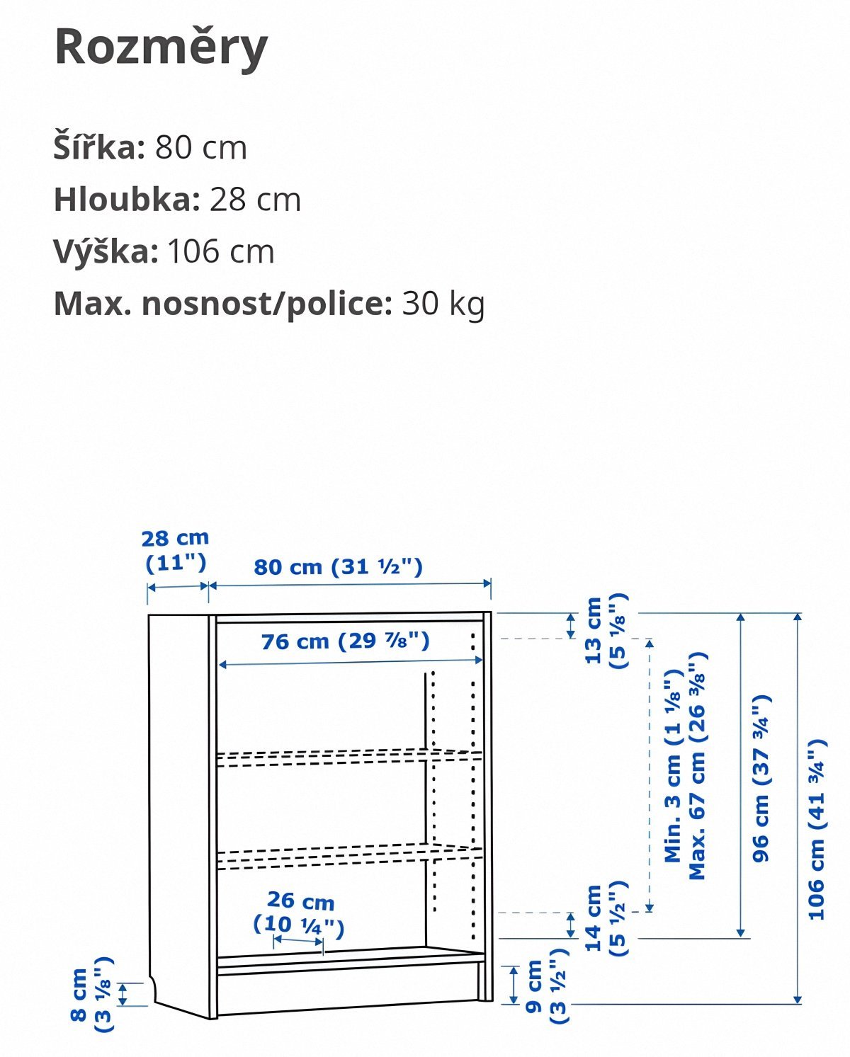Daruji za odvoz policovou skříň IKEA. Daruji za odvoz policovou skříň IKEA, rozměry najdete na nákresu ve fotogalerii.