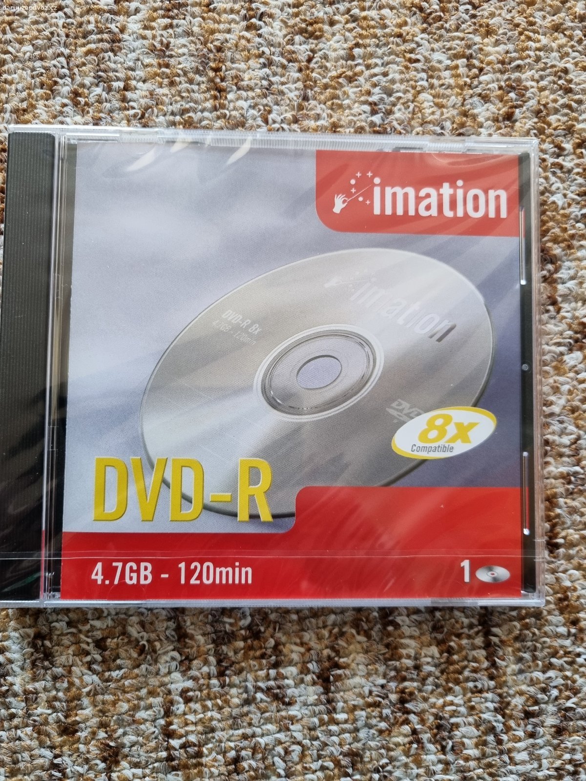 Daruji za odvoz prázdná CD a DVD média. Daruji za odvoz celkem 44 ks prázdných médií DVD a CD.
Složení:
cd-r Memorex 700 MB 52x … 2 ks
cd-rw Verbatim 700 MB 24x … 5 ks
dvd+r Imation 4,7 GB 16x … 14 ks
cd-r Verbatim 700 MB 52x … 2 ks
cd-r Verbatim 700 MB 48x … 5 ks
cd-r Verbatim 700 MB 52x … 1 ks
dvd-r Imation 4,7 GB 8x … 1 ks
dvd-rw Imation 4,7 GB 4x … 2 ks
dvd+rw Verbatim 4,7 GB 4x … 2 ks
cd-r Imation 700 MB 52x … 10 ks

(čokoláda potěší, není podmínkou  :) )