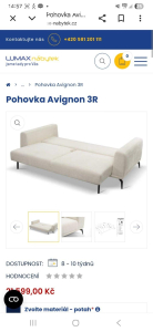 Daruji za odvoz rozkládací pohovku