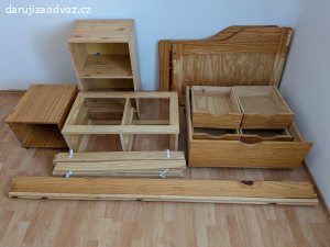 Daruji za odvoz starší dětskou postel a skříňku