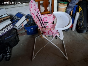 Dětská jídelní židlička 2x