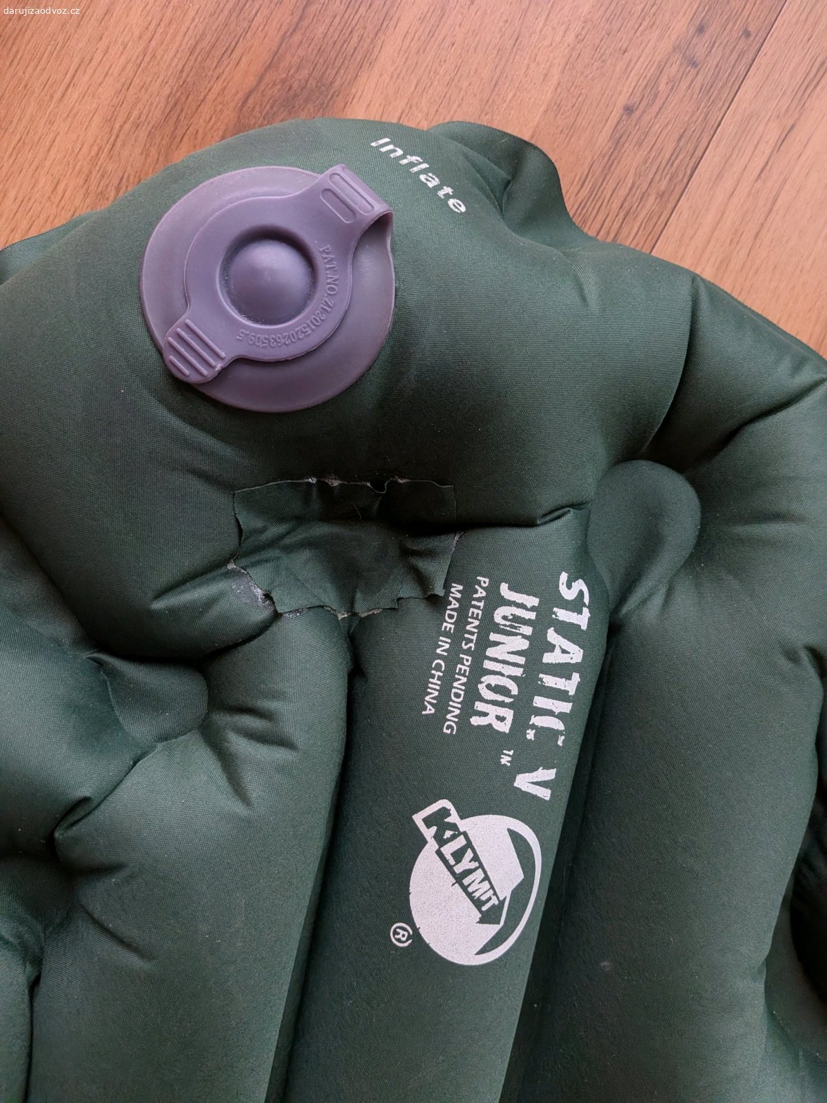 Dětská karimatka Klymit Static V. uchází a já už na to nemám nervy.