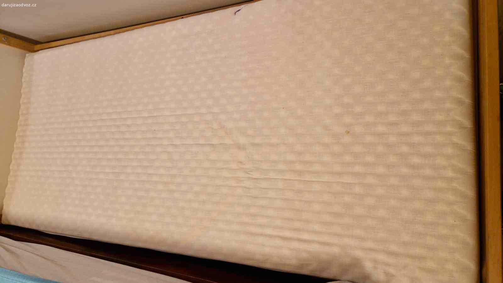 Dětská postel Ikea 160x70 cm včetně matrace. Zachovalá postýlka s jednoduchou matrací, s roštem, model SULTAN LADE včetně boční zábrany proti spadnutí. Zachovalá, běžné známky opotřebení. Praha 1 Satré Měso Na Františku - dá se parkovat před domem.